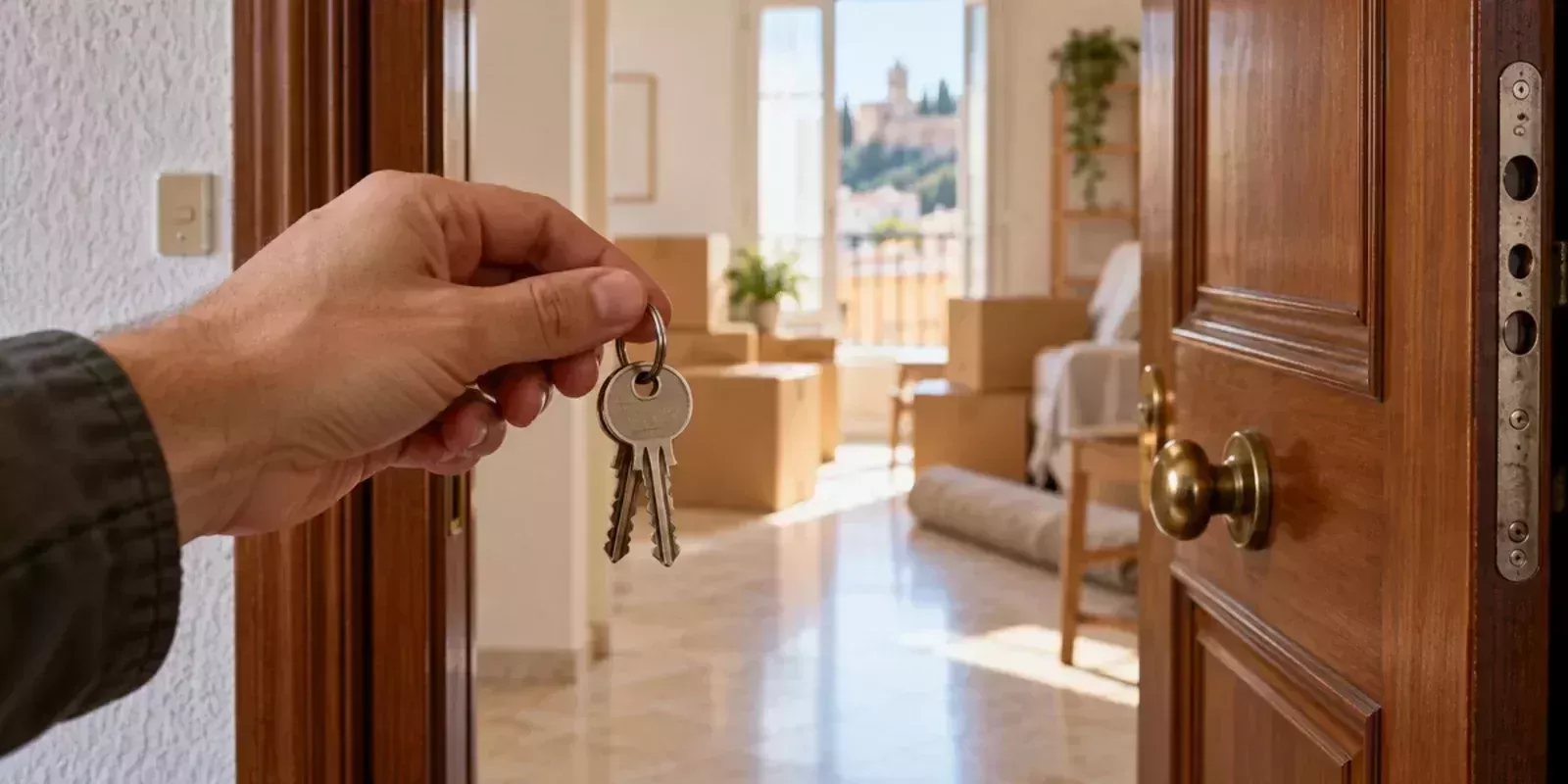 ¿Qué pasa si el vendedor no entrega las llaves el día de la escritura de un piso en Granada?