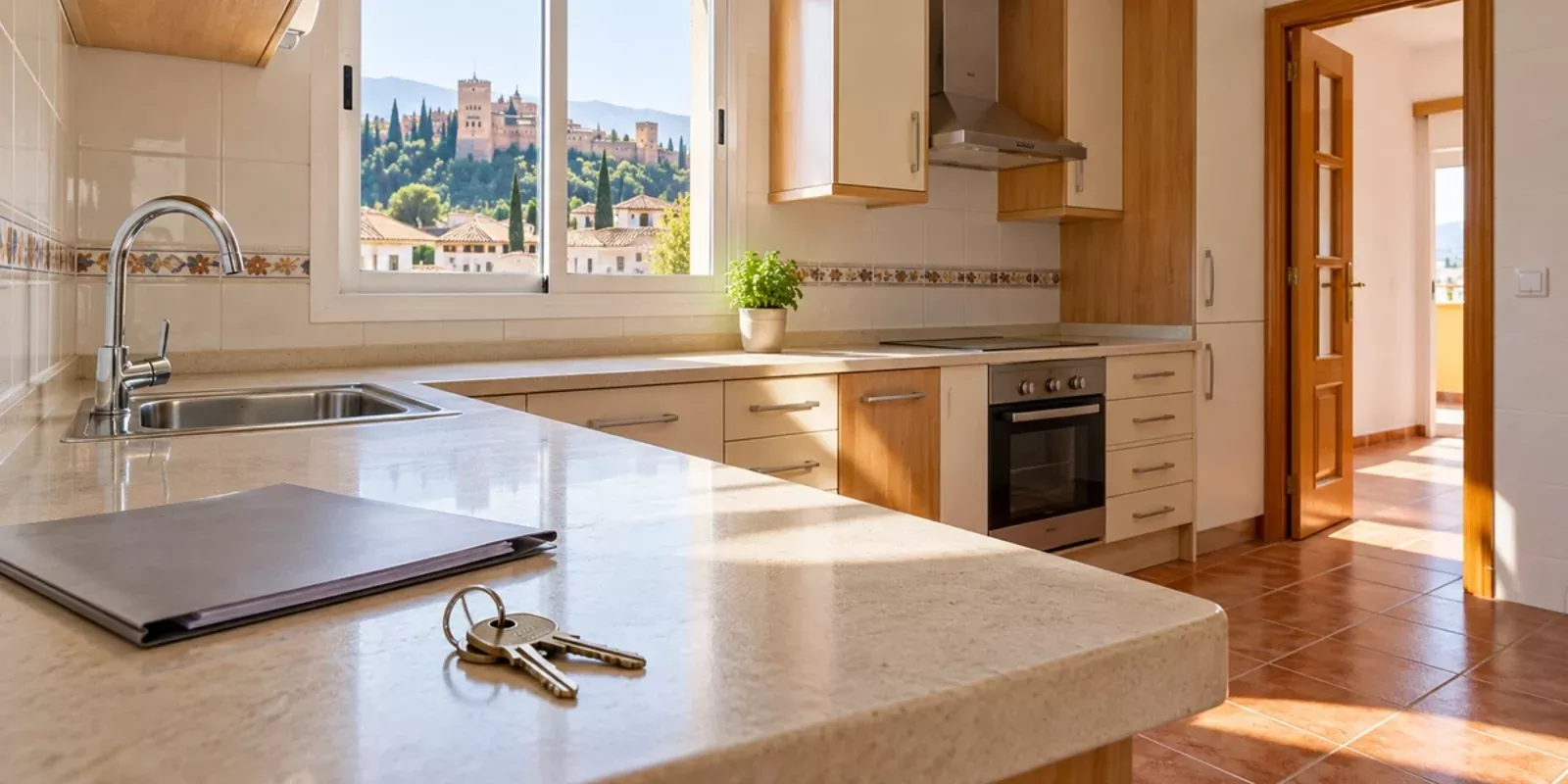 ¿Qué debo revisar si compro un piso en Granada con la luz y el agua dadas de baja?