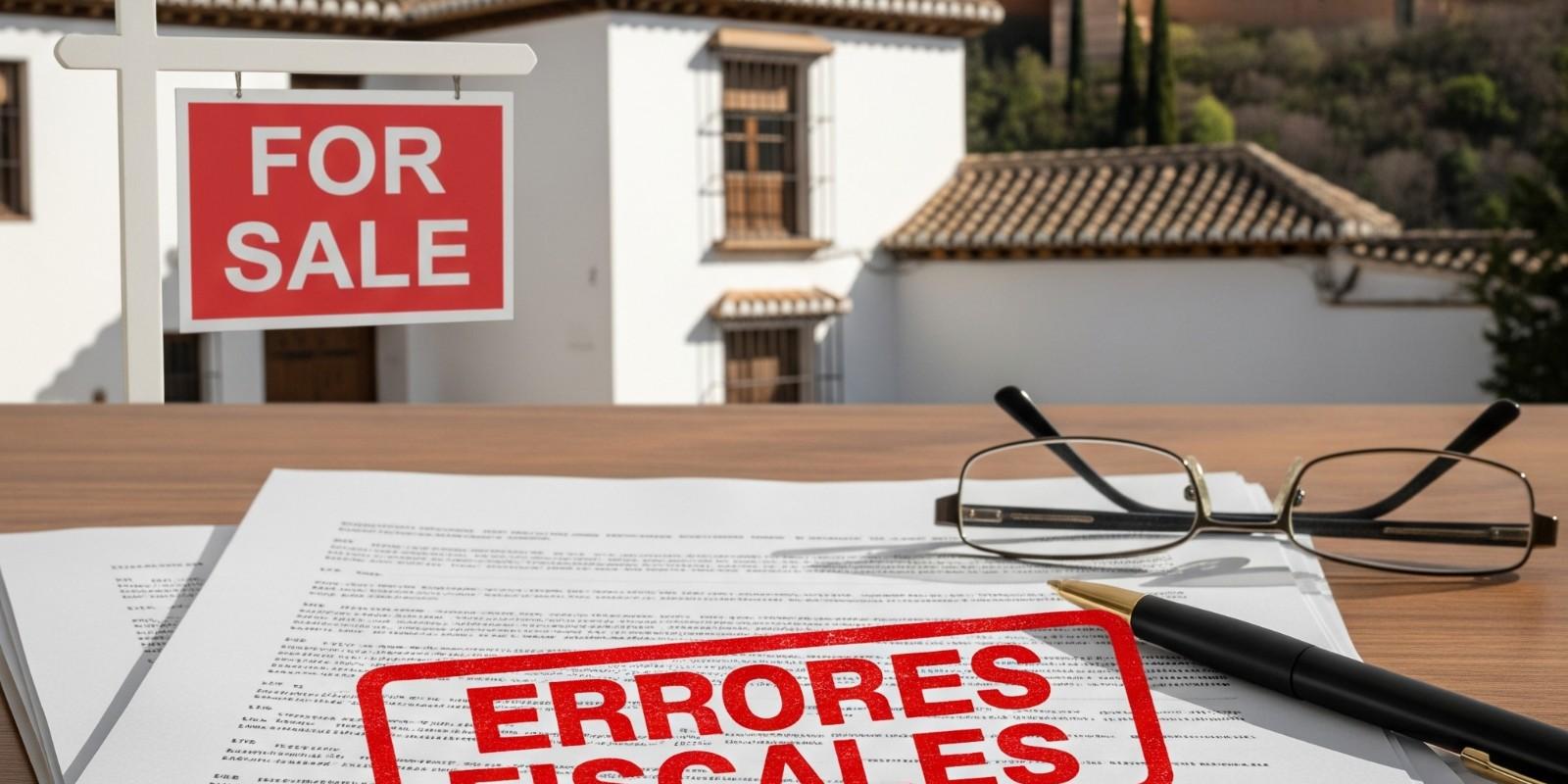 Errores fiscales más comunes al vender una vivienda en España (y cómo evitarlos en Granada)